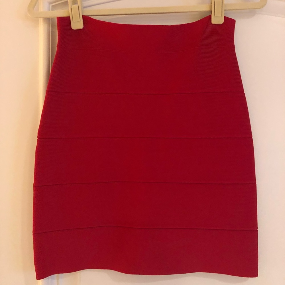 BCBG Max Azria Textured Skirt